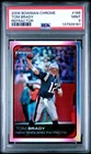 2006 BOWMAN CHROME REFRACTOR #166 TOM BRADY PSA 9