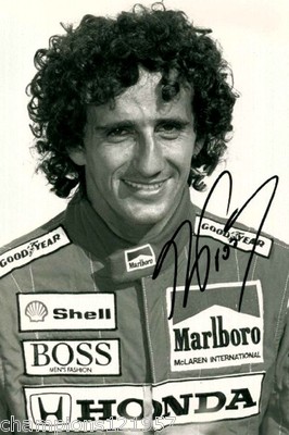 Alan Prost  ++Autogramm++Formel 1 Weltmeister++