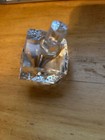 Glass Hanukkah Chanukah Dreidel 24% Lead Crystal West Germany Jonal — photo 3
