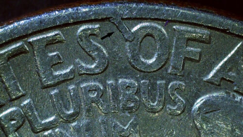 1987 D Washington Quarter Error! US Mint Employee fixes Letter! - Picture 2 of 5