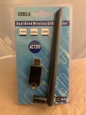 Dual Band Wireless USB Adapter: 5.8GHZ 2.4GHZ New