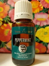 NEW Peppermint Young Living Essential Oil 15 ml Therapeutic Grade 100% Pure