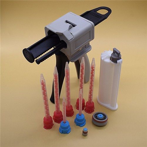 Adhesive Guns Dispenser with 50ml Empty DualBarrel Cartridge 101