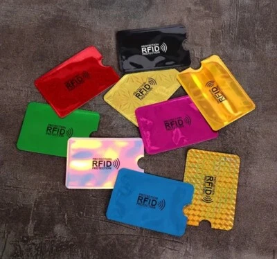 RFID Bank Card Sleeve Wallet Blocking Protector Debit Credit Contactless Holder