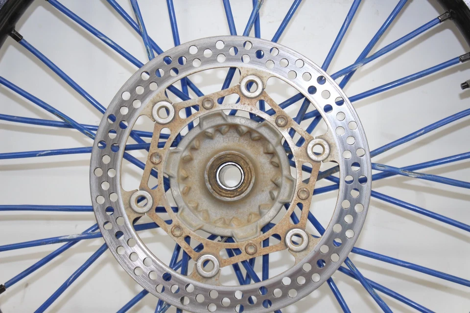 2005 05 YAMAHA YZ250F YZ 250F FRONT WHEEL RIM TIRE HUB SPOKES - Image 2 of 4