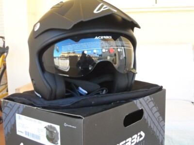 Casco Helmet Helm Casque Acerbis Jet Negro Mate - Black