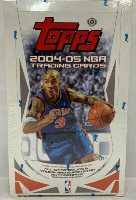 2004/05 TOPPS NBA BASKETBALL HOBBY BOX 36 PACKS LEBRON JAMES 2ND