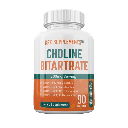 Choline Bitartrate 900mg per serving Brain Memory Booster Nootropic Fatty Liver