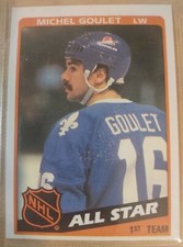1984 Topps NHL Michel Goulet All Star #153 Nordiques
