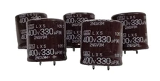 5 Nippon Chemi-Con ELXS401VSN331MR30S Electrolytic Capacitor 330uF 400V NEW