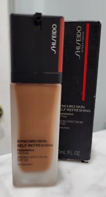 Shiseido Synchro Skin Self-Refreshing Foundation ~ 520 Rosewood ~ 1 oz ~ BNIB