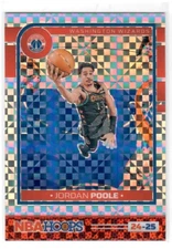 2024/25 Panini Hoops Jordan Poole #190 Checkerboard Parallel SP - Wizards