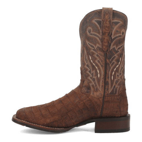 DAN POST Men's MICKEY DP4896 11" Caiman Western Boot, Leather Tan, Size 9 EW - Picture 3 of 10