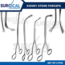 4 Randall Kidney Stone Forceps Surgical & Veterinary Instruments German Grade