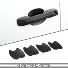 For Toyota 4Runner 2025+ Carbon Fiber Exterior Door Handle Bowl Cover Trim Decor