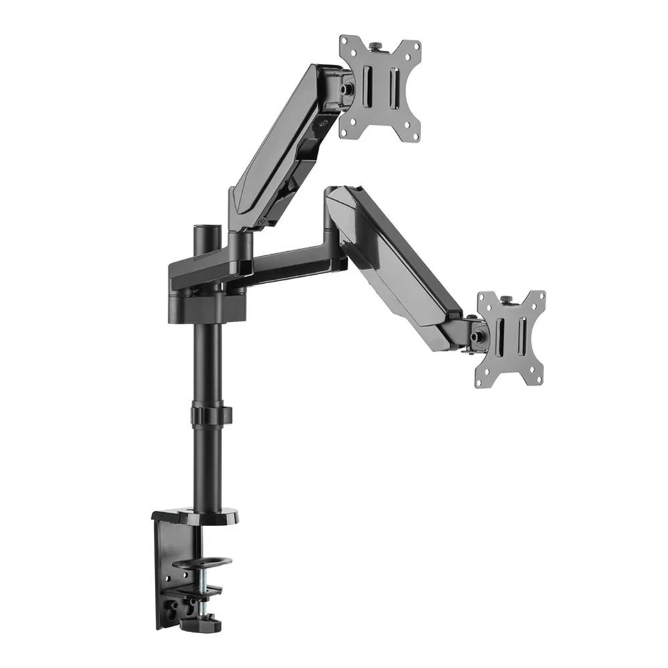 Inland LDT16-C024N Gas Spring Dual Monitor Desk Mount for Monitors 17 - 32 inch - Image 3 of 4