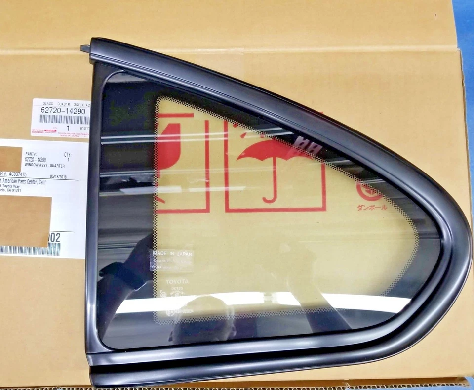 Toyota Supra MK4 JZA80 1993-1996 cuarto de vidrio izquierdo y derecho OEM techo Targa Foto 2 de 4