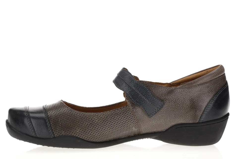 Zapatos planos para mujer TAOS 235866 Bravo azul marrón Mary Jane talla US 11 M EU42 Foto 4 de 4