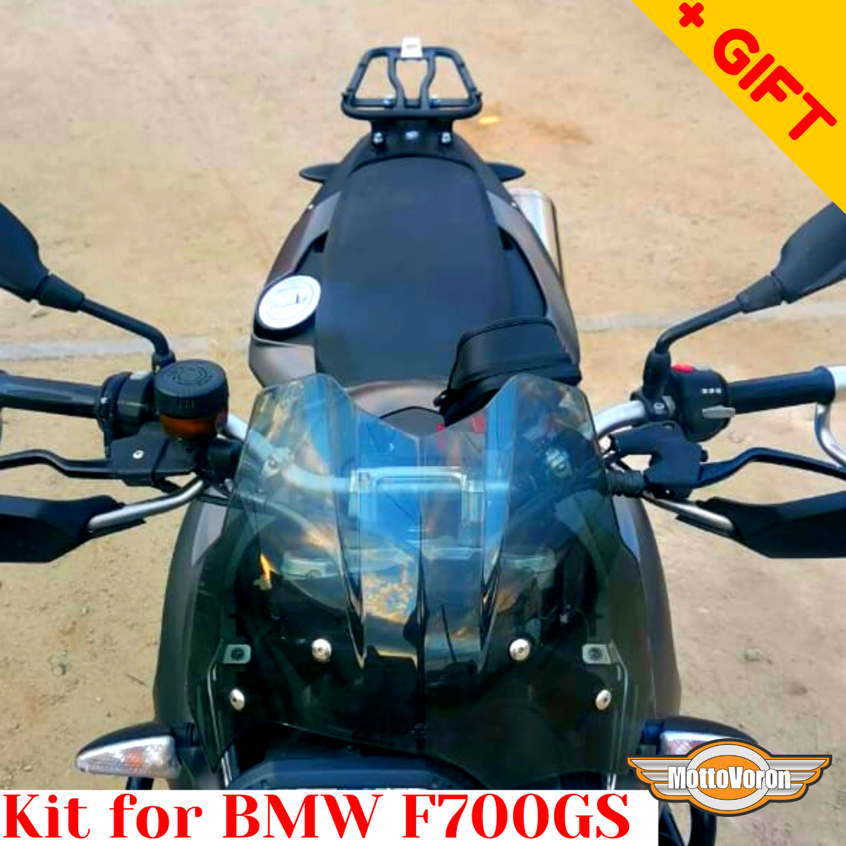 For BMW F700GS Rear rack Crash bars F 700 GS Engine guard Kit