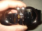 100% AUTHENTIC NEW MEN FERRAGAMO GANCINI LOGO REVERSIBLE LEATHER BELT ONE SIZE — photo 6