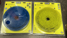 2 Pack Ryobi 8 Inch Soft + Medium Bristle Brush A95SB81 A95MB81 Ryobi P4500 4510