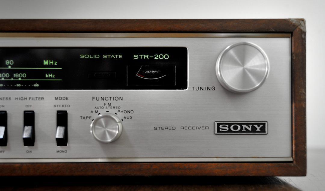 ★あの頃に戻りたい気分なSONY ステレオ レシーバ― STR-200ビンテージ ☆あの頃に戻りたい気分なSONY ステレオ レシーバ― STR-200
