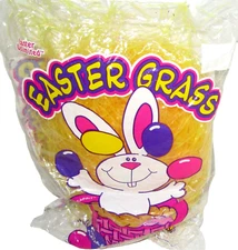EASTER GRASS ~ Cushion for Children's Easter Baskets~Yellow~ 1.5 Bag-Made in USA