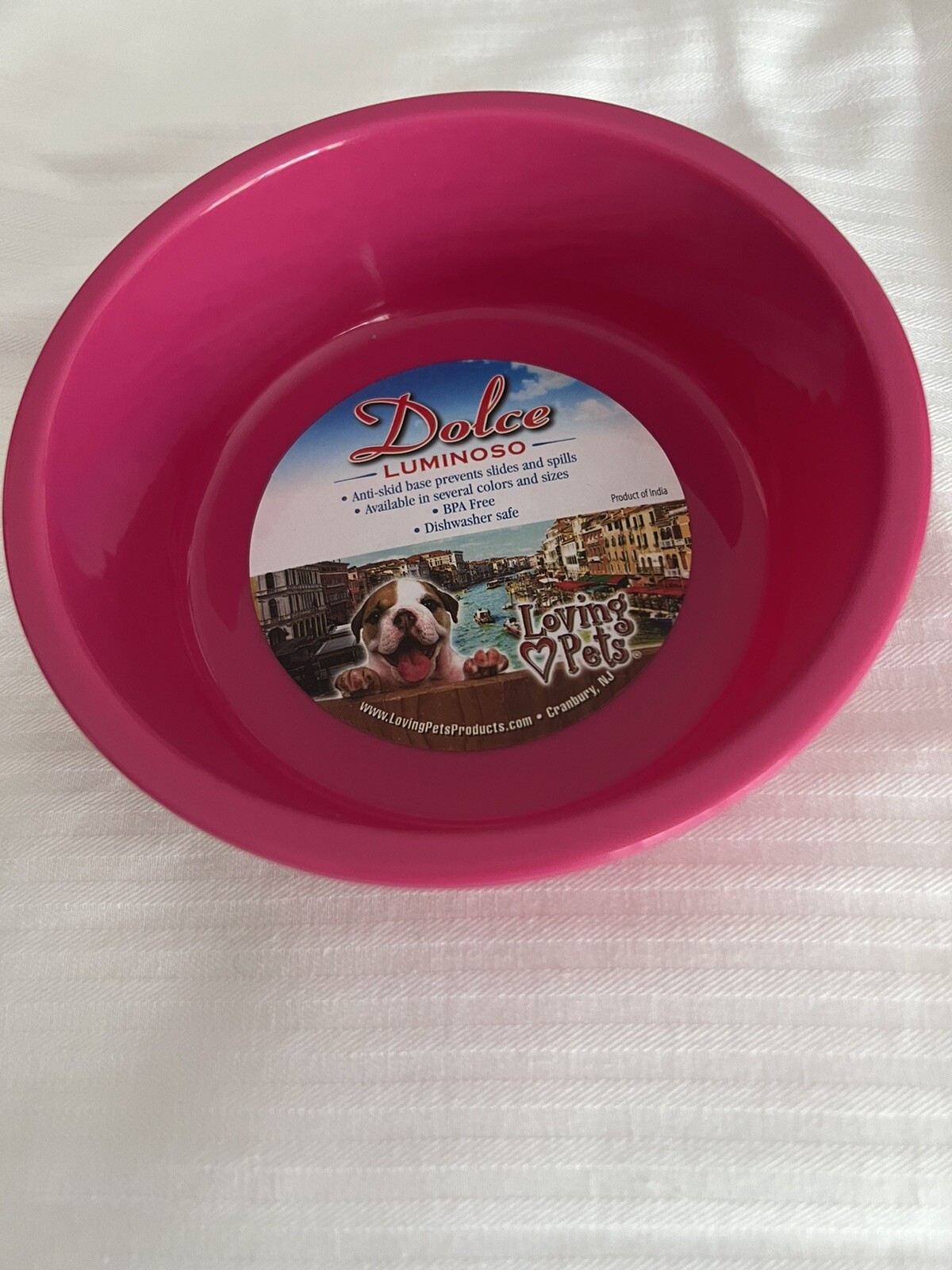 Loving Pets Dolce Luminoso Small Pink Bowl eBay