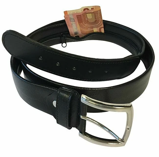 CEINTURE HOMME CACHE BILLET PU  AJUSTABLE - Photo 2/2