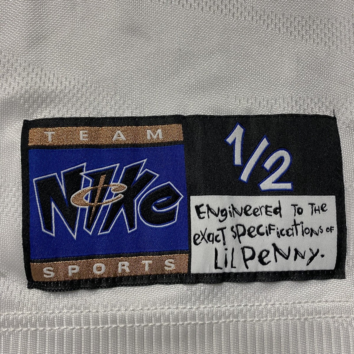 Nike Pros Lil Penny 1/2 Cent Jersey White Adult Size Large | eBay