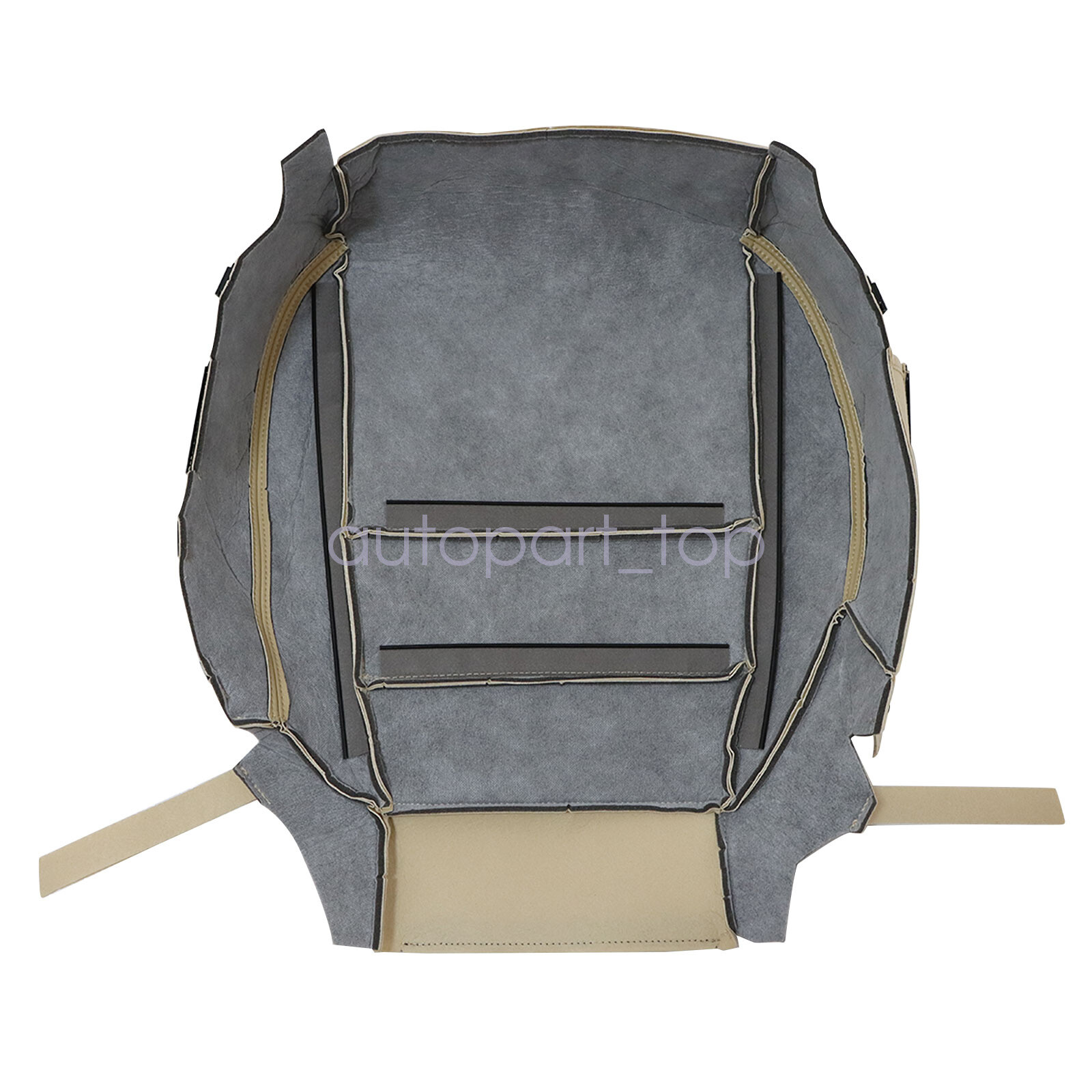 Fits 2007-2012 Acura MDX Driver Side Bottom Replacement Leather Seat Cover Tan