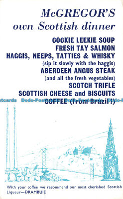 R136493 McGregors eigenes schottisches Abendessen. Cockie Leekie Suppe. Epicure. Shandwick Pl