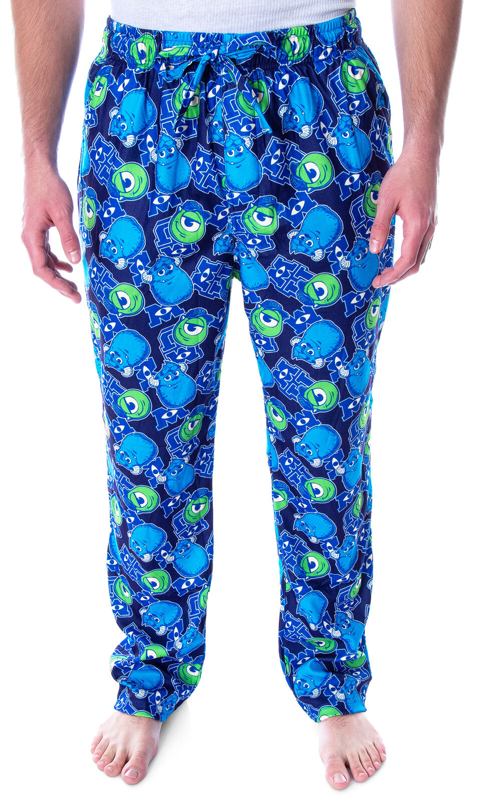 Disney Men's Monsters Inc. Monsters University Mike and Sulley Pajama Pants