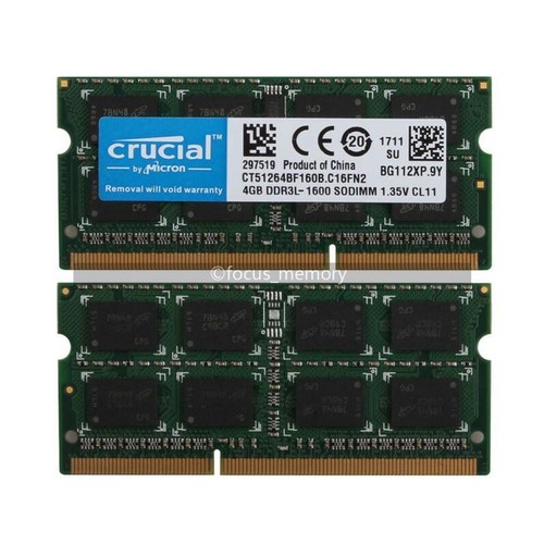 8 GB 16 GB 32 GB DDR3L 1600 MHz PC3L-12800S 204Pin 1,35V SO-DIMM Laptop Speicher - Bild 6 von 13