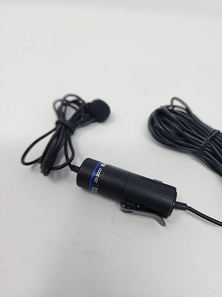 Radio shack Lavalier Condenser Mic omnidirectional Impedance 33-3003 Tie Clip - Image 2 of 4