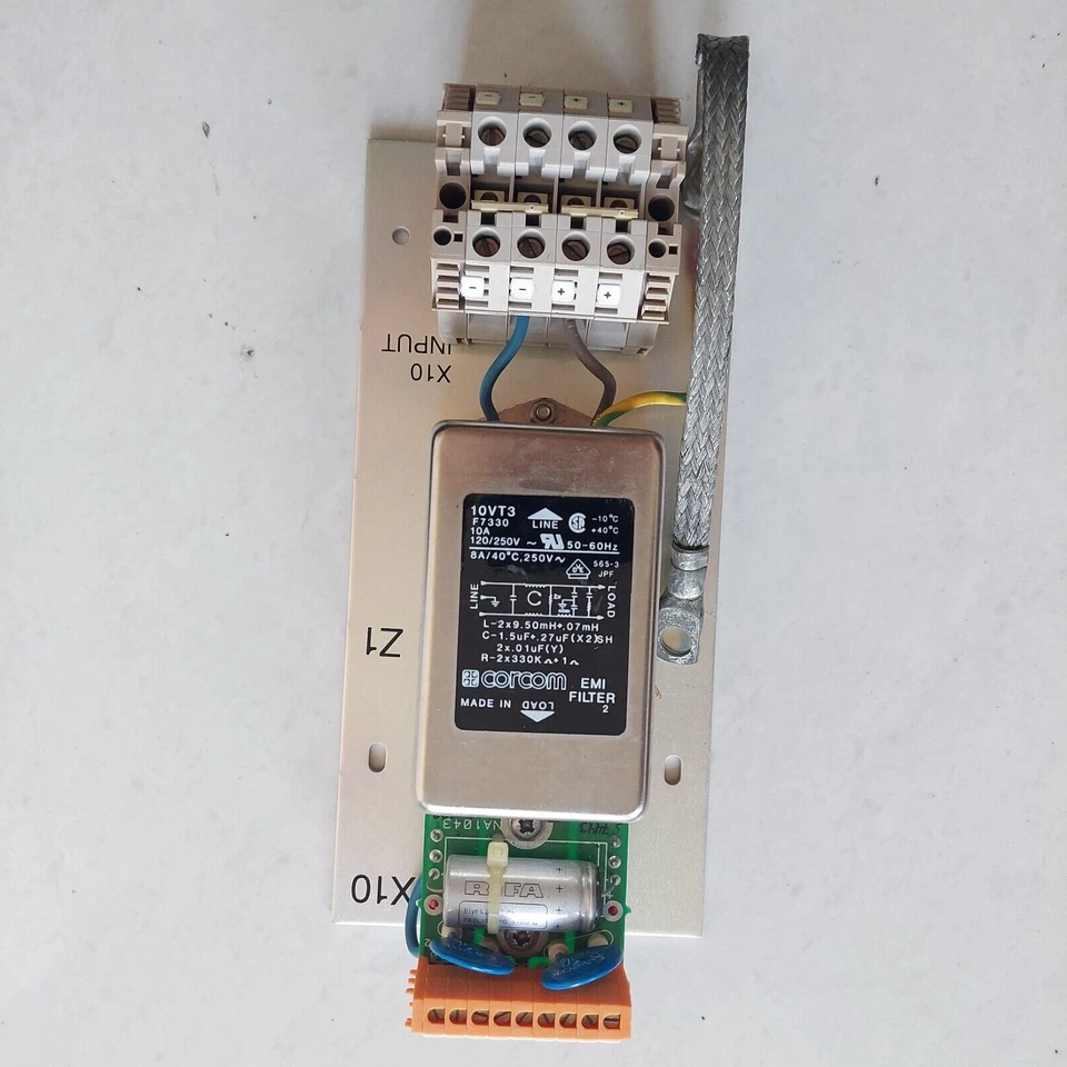 NEW 10VT3 KONGSBERG NORCONTROL CORCOM EMI LINE FILTER PCB MODULE NA1043A/A - Image 3 of 4