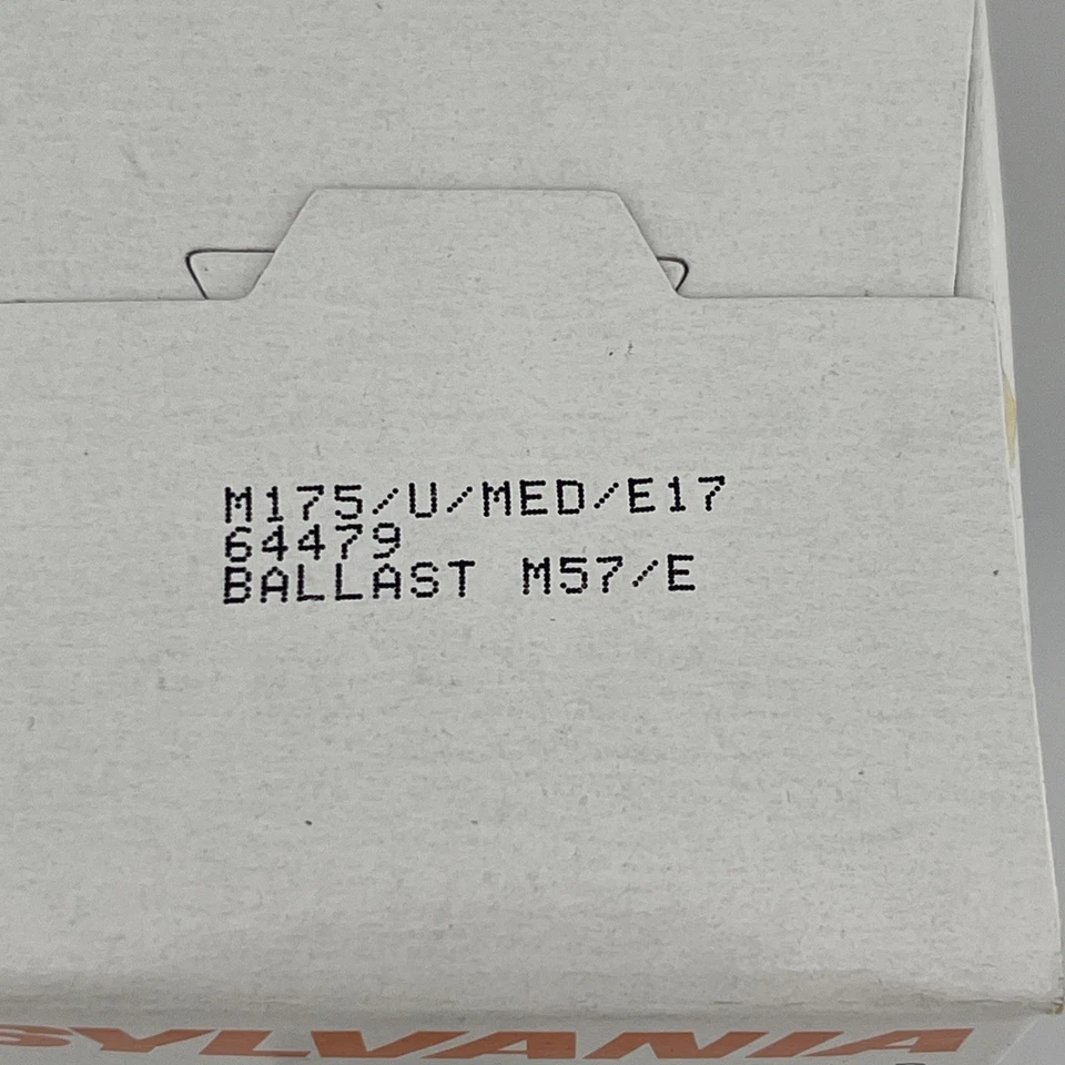 Sylvania Arc Tube 64479 4000K ANSI M57/E Med Base Univ. Burn ED17 Leuchtmittel MH175/U/M - Bild 4 von 4