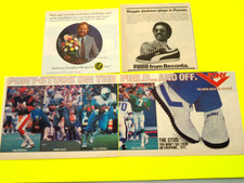3 Puma-Pony-FTD Ads Reggie Jackson-Merlin Olsen-E. Campbell-Danny White
