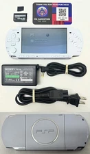 PSP 3000 Pearl White / New Battery / Genuine Sony Charger / Region Free / 64 GB