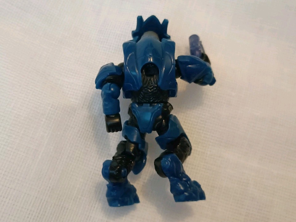 Lotto Di 5 Figurine Action Halo Mega Construks: Covenant Blu Elite Minor (senza Confezione)