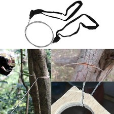 Scie à chaîne de survie portable scie à fil en acier de chasse en plein air