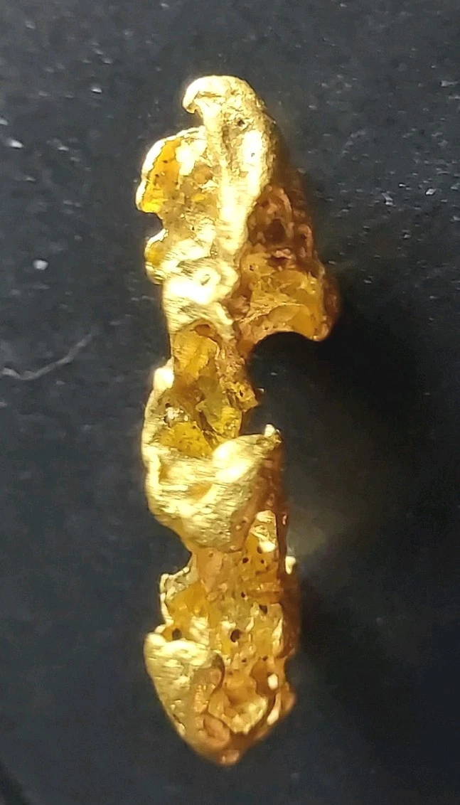 Gold Nugget Australian 0.65 Grams Natural Native High Quality