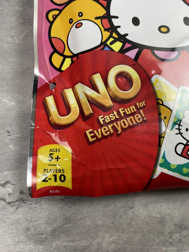 2012 Hello Kitty Uno Card Game Mattel Cardinal Sanrio Factory Sealed NOS - Image 2 of 4