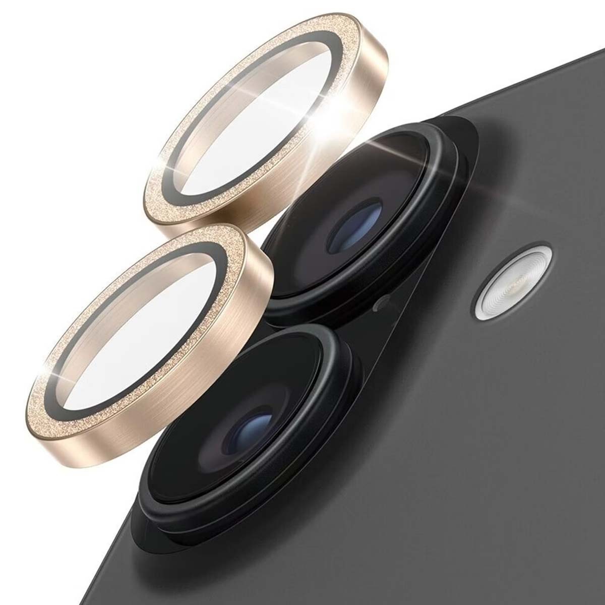 Verre objectif iPhone 17 anti-rayures PanzerGlass avec protection pailletée