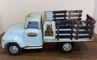 Vintage 1950’s Tonka Stake Body Truck Light Blue Original Paint, Decals, Tires