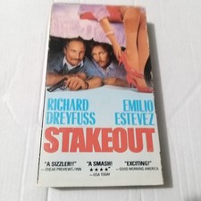 Stakeout VHS 1987 - Richard Dreyfuss, Emilio Estevez Action Comedy