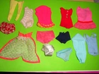 Vintage BARBIE PJ STACEY TLC MALIBU TALKING TNT HAWAIIAN SWIMSUIT UNDIES SOX LOT