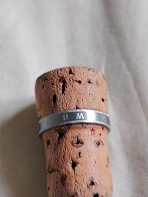 MONKEY 47 Gin RING STAINLESS STEEL with Inscription - 'EX PLURUBUS UMUN' 