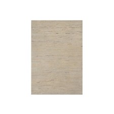 2' x 3' White Modern Plain Design Pure Wool Hand Knotted Mat Oriental Rug R91295