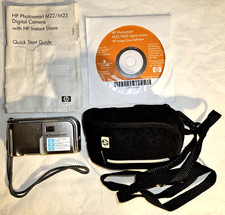 HP Photosmart M22 Digital Camera Bundle Case Software Manual Tested